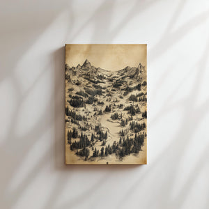 Evergreen Mountain Map