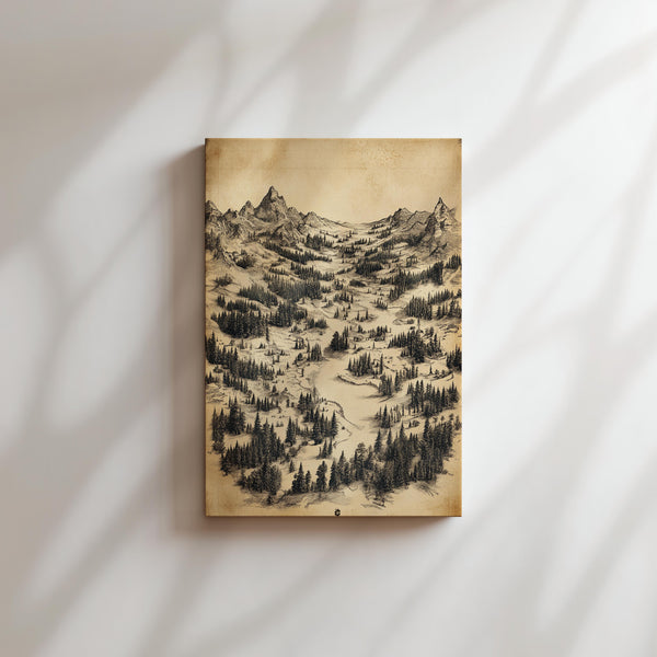 Evergreen Mountain Map