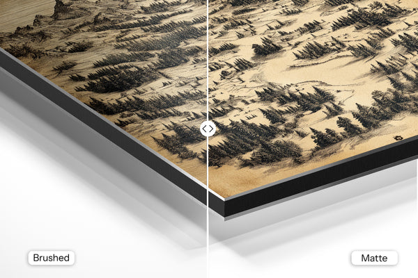 Evergreen Mountain Map