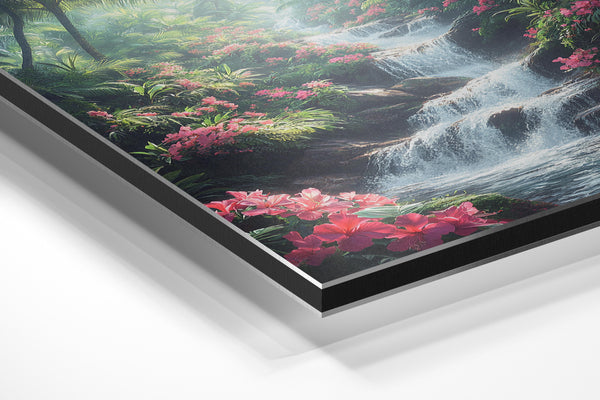 Tropical Blooming Cascade
