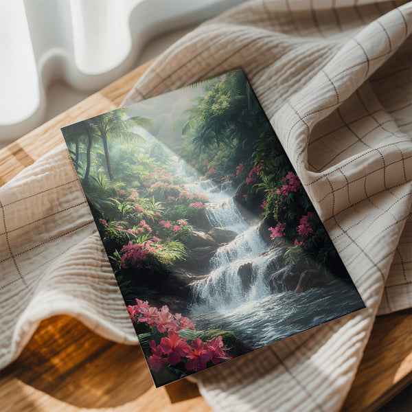 Tropical Blooming Cascade