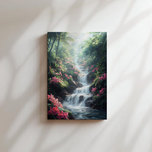 Tropical Blooming Cascade