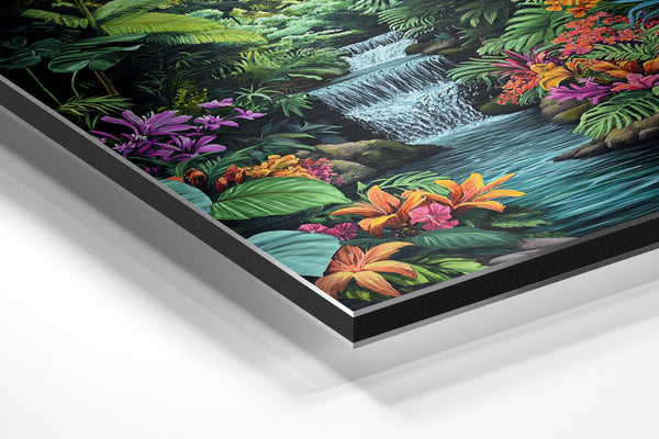 Vibrant Rainforest Stream