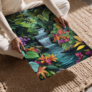 Vibrant Rainforest Stream