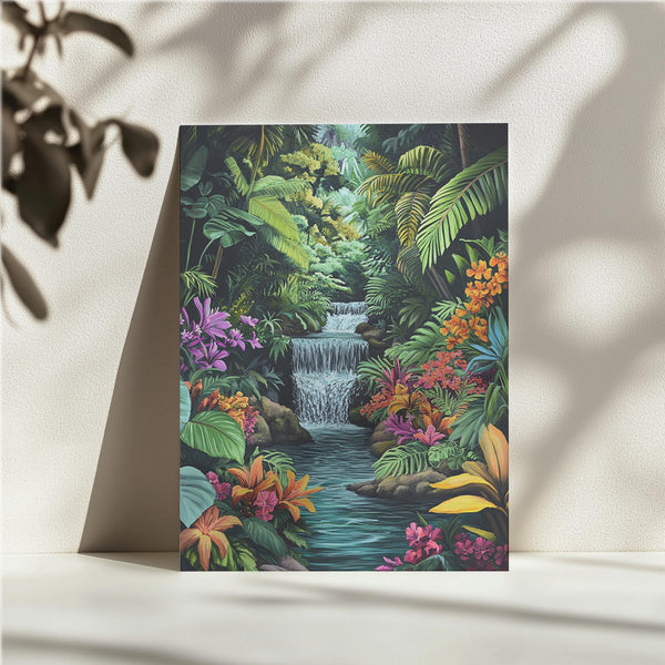 Vibrant Rainforest Stream