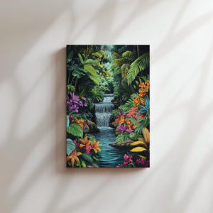 Vibrant Rainforest Stream