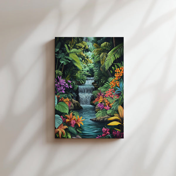 Vibrant Rainforest Stream