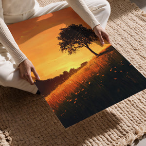 Lone Tree Golden Sunset