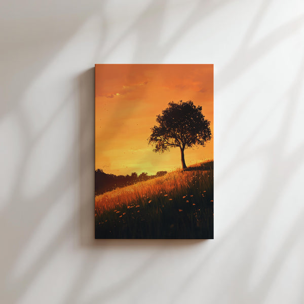 Lone Tree Golden Sunset