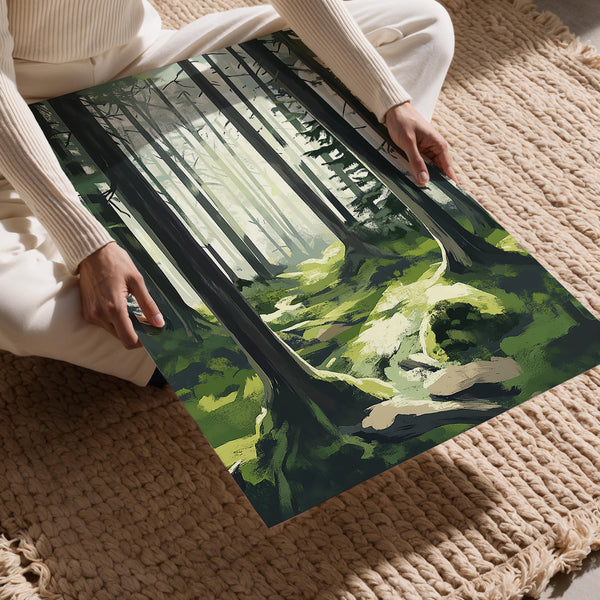 Misty Forest Pathway