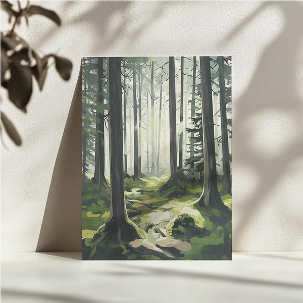 Misty Forest Pathway