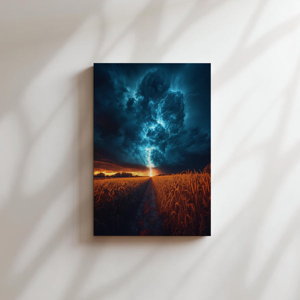 Stormy Field Lightning