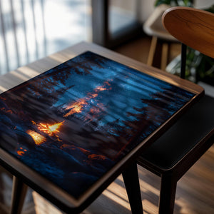 Starlit Forest Campfire
