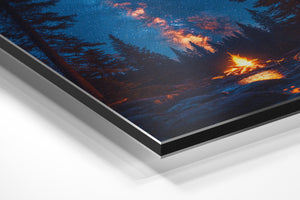 Starlit Forest Campfire