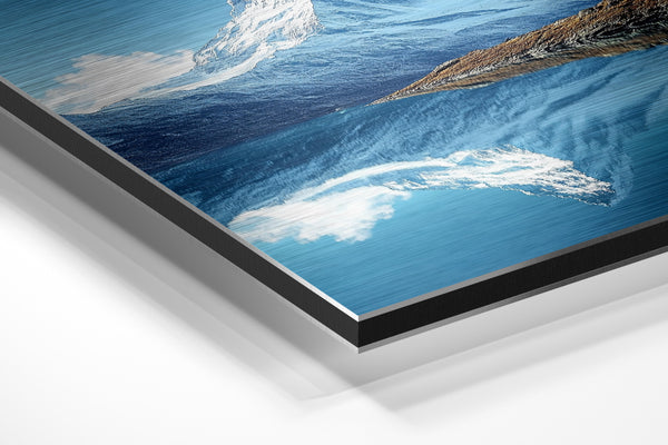 Snowy Mountain Reflection