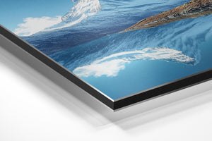 Snowy Mountain Reflection