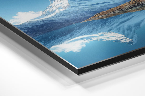 Snowy Mountain Reflection