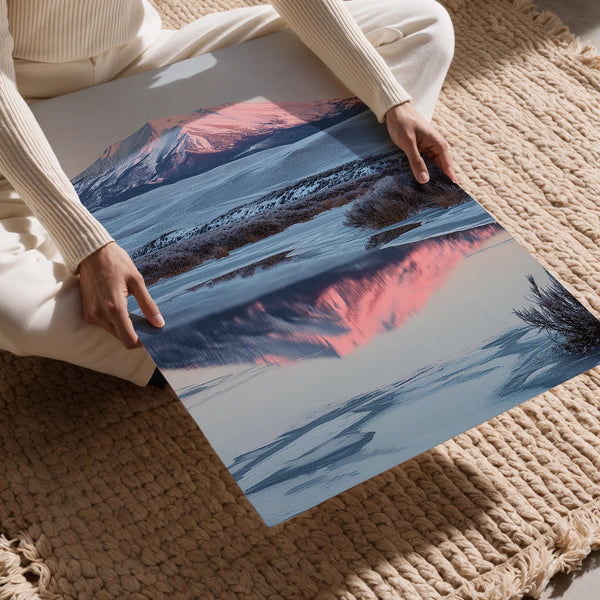 Frozen Mountain Landscape