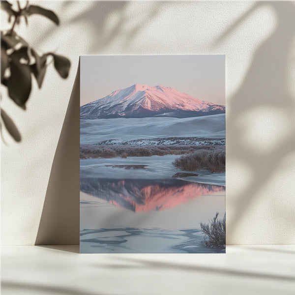 Frozen Mountain Landscape