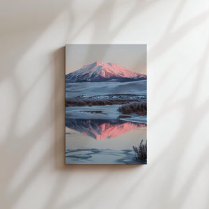 Frozen Mountain Landscape