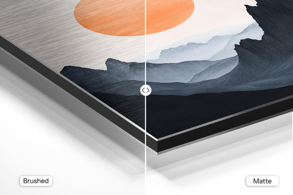 Minimalist Mountain Sun