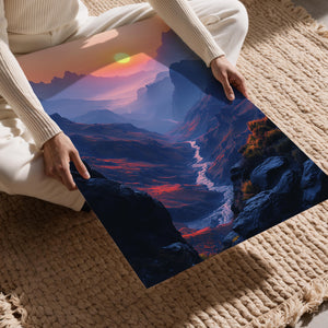 Sunlit Canyon Depths