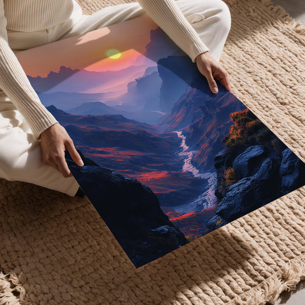 Sunlit Canyon Depths