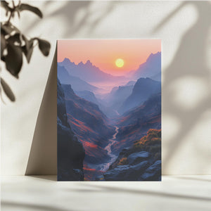 Sunlit Canyon Depths