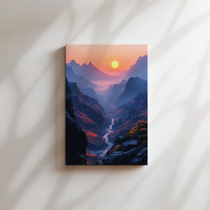 Sunlit Canyon Depths