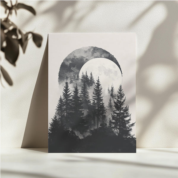 Moonlit Forest Shadows