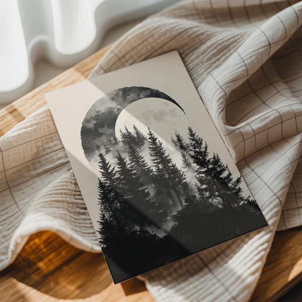 Moonlit Forest Shadows