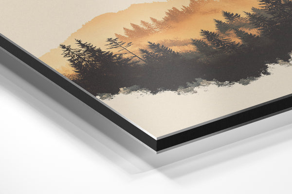 Golden Sunrise Forest