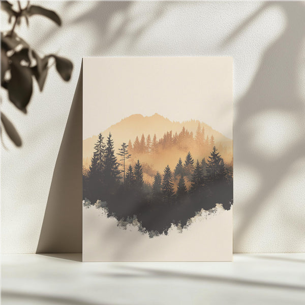 Golden Sunrise Forest