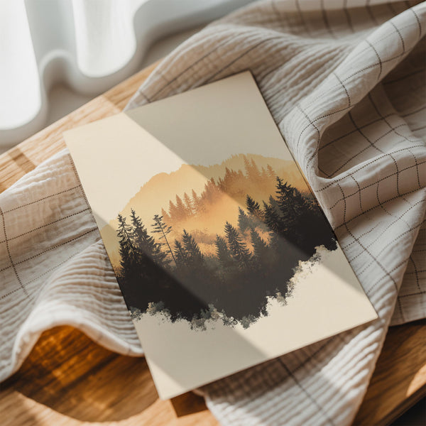 Golden Sunrise Forest