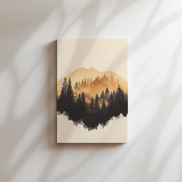 Golden Sunrise Forest