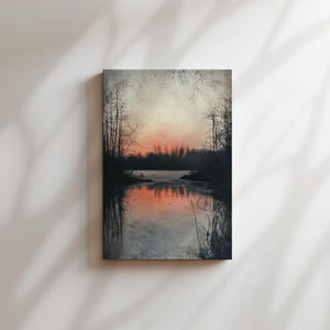 Sunset Reflecting Pond