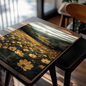 Golden Field of Flowers