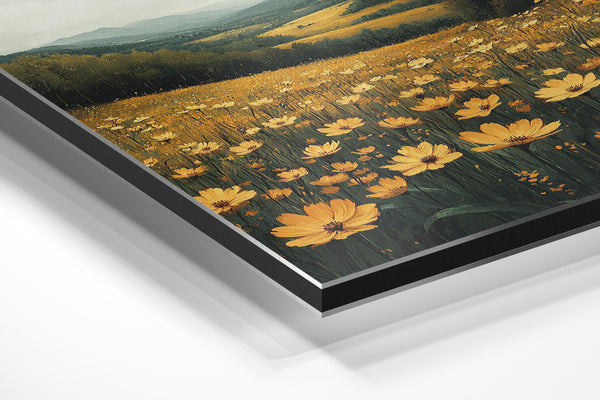 Golden Field of Flowers