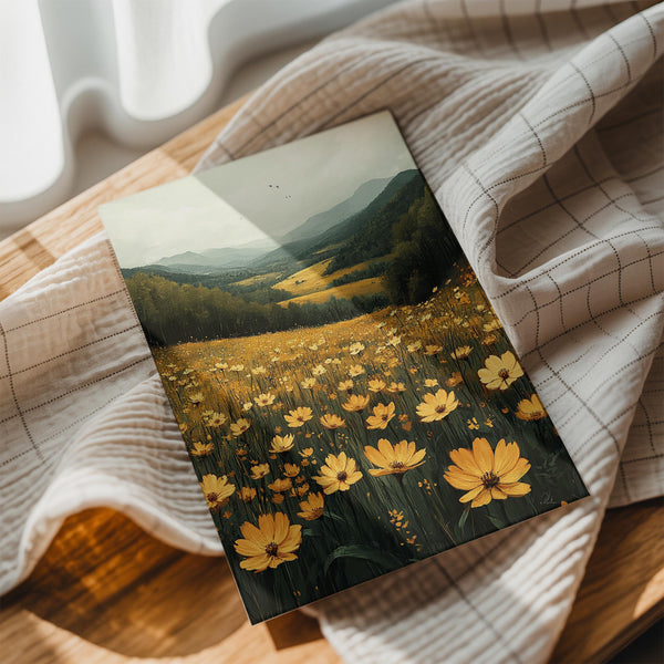 Golden Field of Flowers