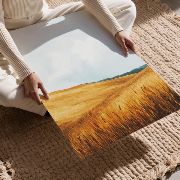 Wheat Field Painting