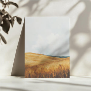 Wheat Field Painting