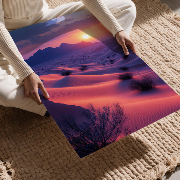 Twilight Desert Landscape