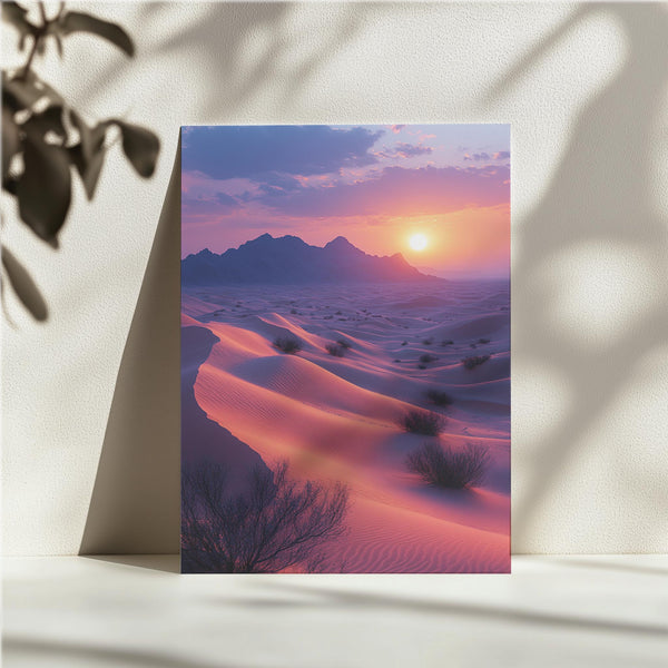 Twilight Desert Landscape