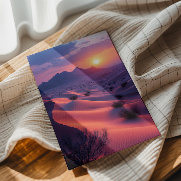 Twilight Desert Landscape