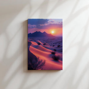 Twilight Desert Landscape