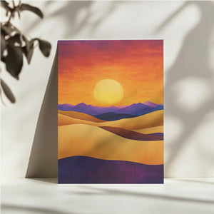 Artistic Sunset Landscape