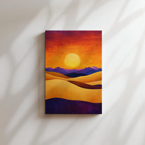 Artistic Sunset Landscape