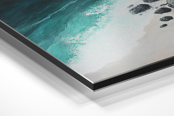 Turquoise Waves Crashing