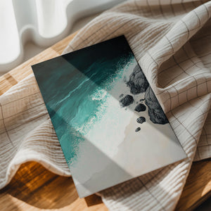 Turquoise Waves Crashing