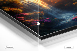 Golden Waterfall Glow